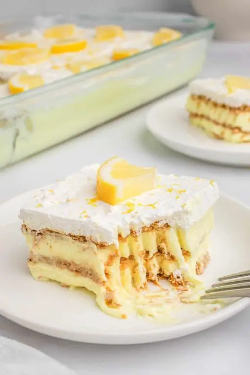 Lemon Icebox Cake with Whipped Cream