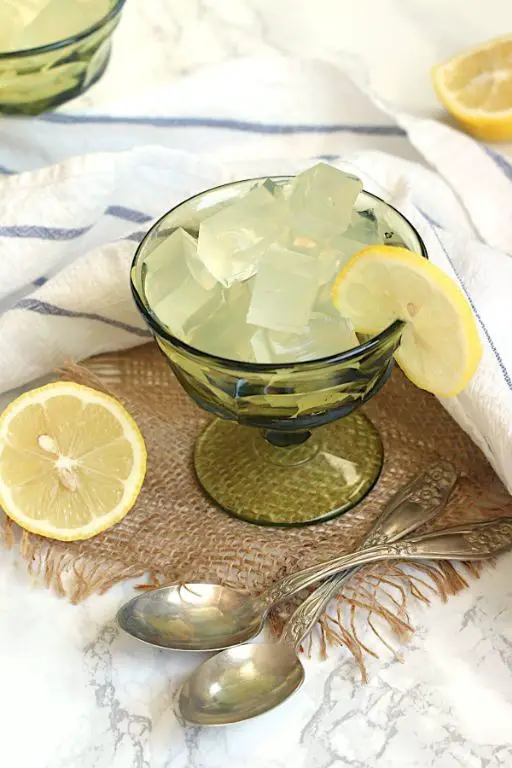 Lemon Jello and Lime Gelatin Mix