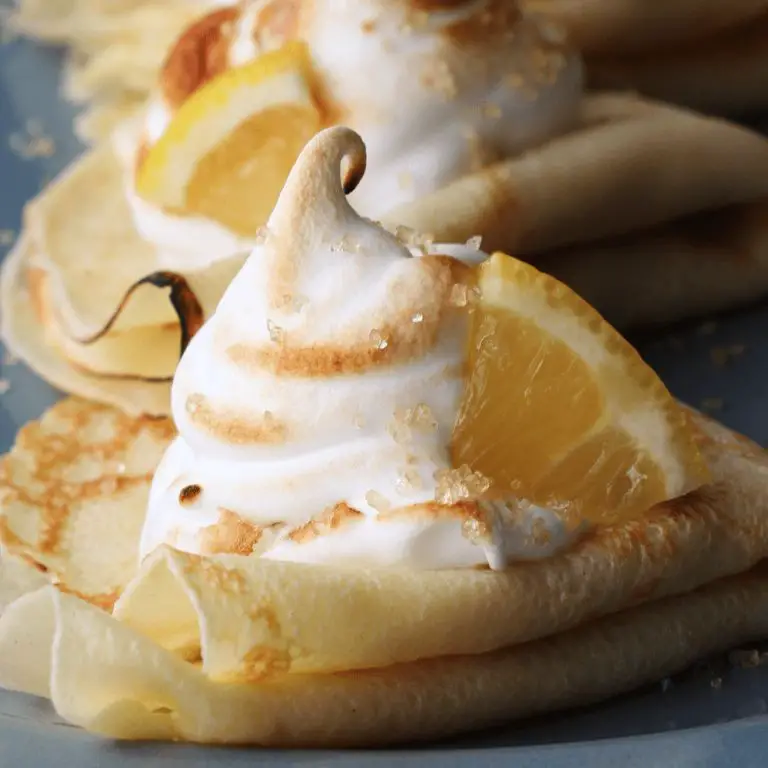 Lemon Meringue Crepes