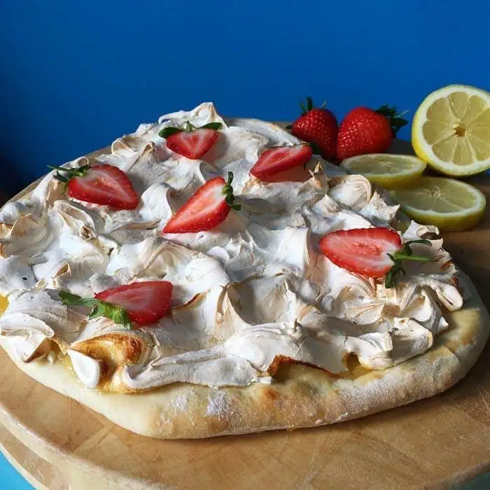 Lemon Meringue Dessert Pizza