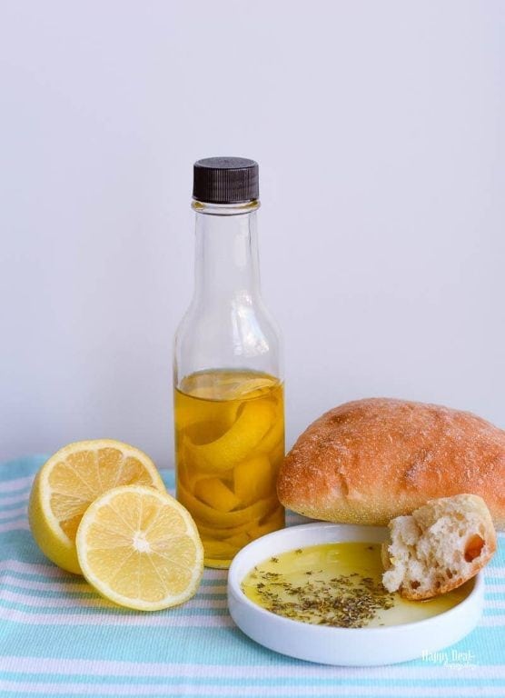 Lemon Peel Infused Olive Oil