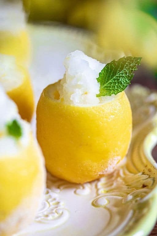 Lemon Peel Sorbet