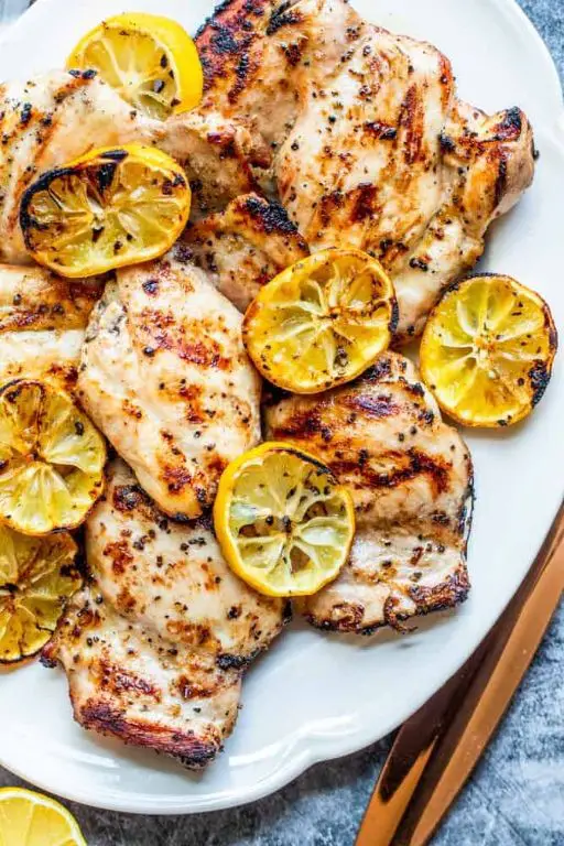 Lemon Pepper Grilled Chicken Thighs