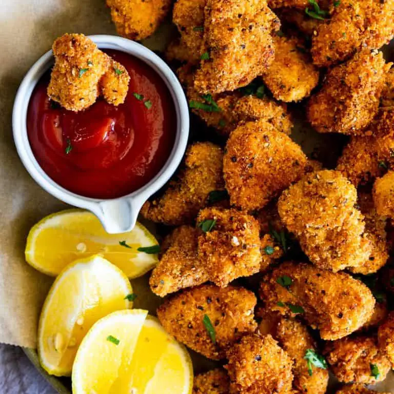 Lemon Pepper Popcorn Chicken