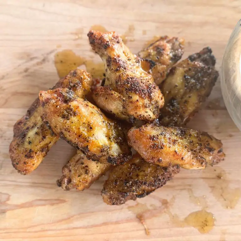 Lemon Pepper Smoked Chicken Wings