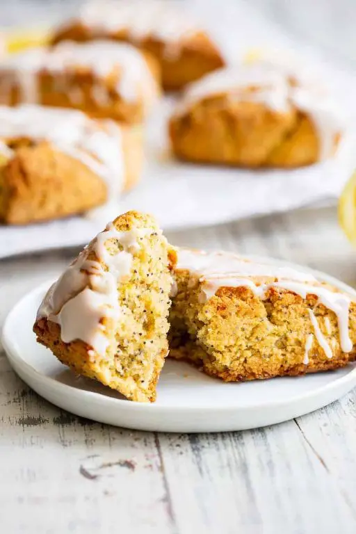 Lemon Poppy Seed Kodiak Cakes Scones