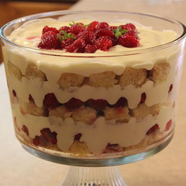 Lemon Raspberry Trifle