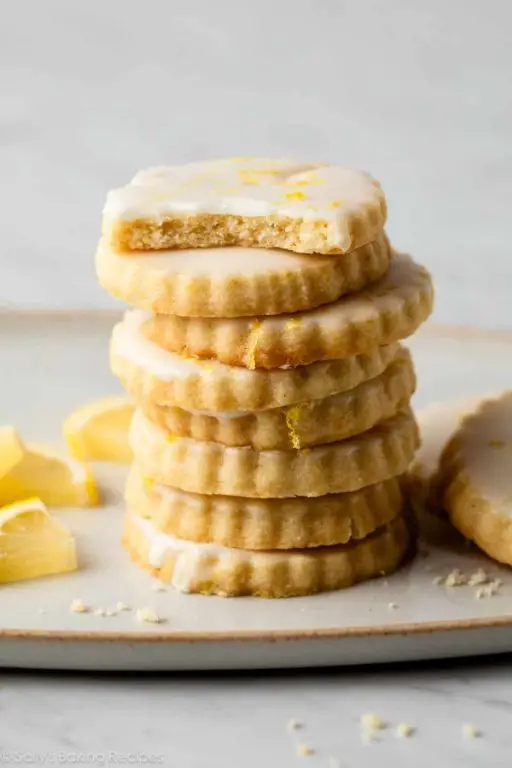 Lemon Shortbread Cookies