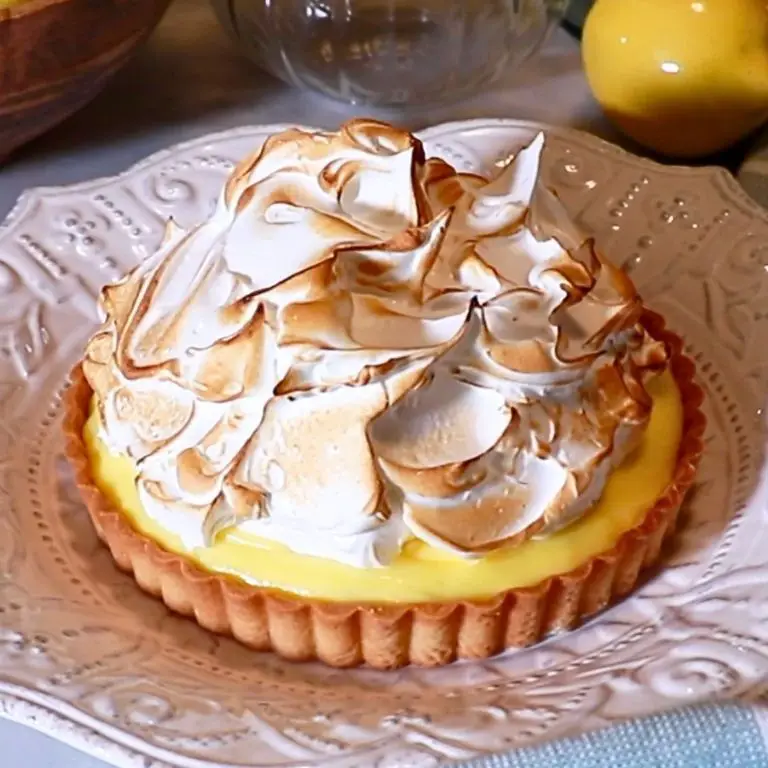 Lemon Tart with Meringue Topping