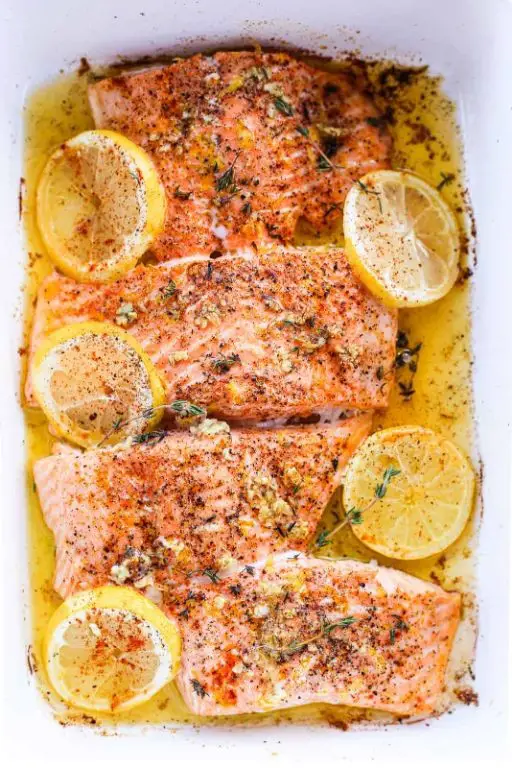 Lemon Thyme Grilled Salmon