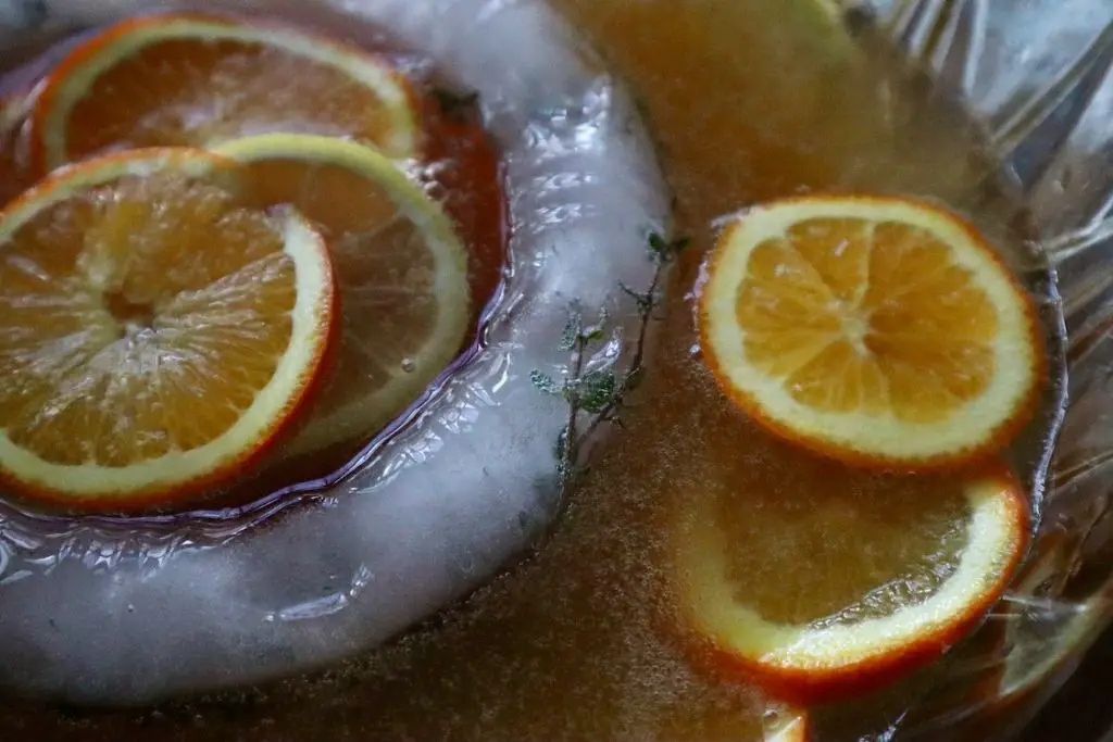 Lemon Thyme Sparkling Punch