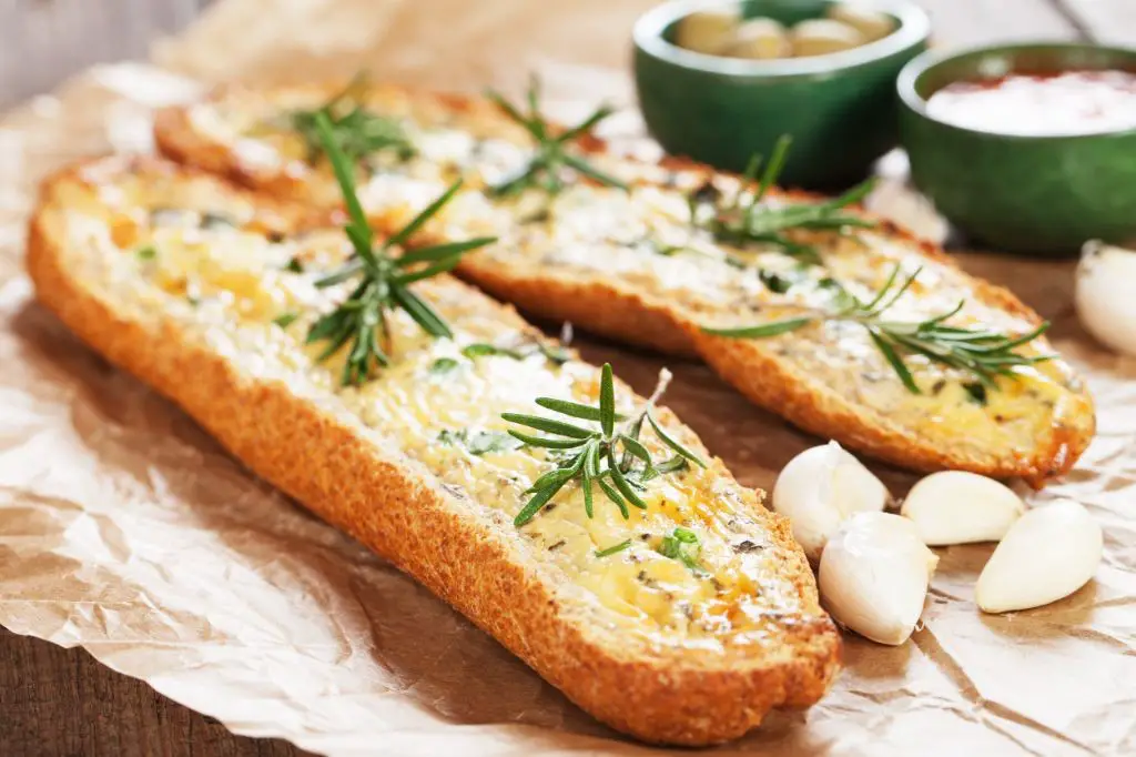 Lemon Thyme and Garlic Bread
