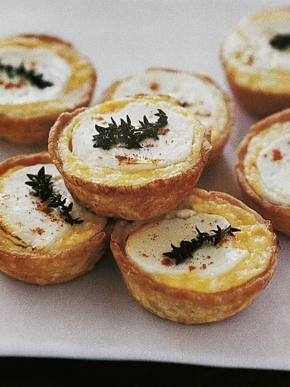 Lemon Thyme and Goat Cheese Tart