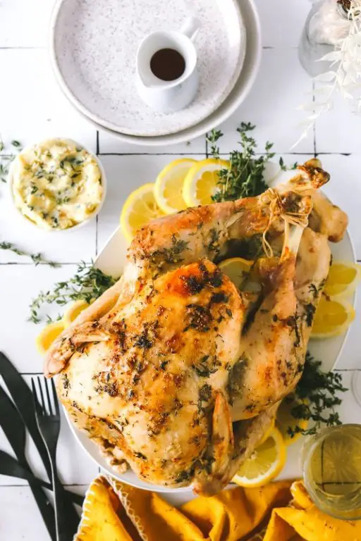 Lemon Thyme and Herb Roasted Turkey