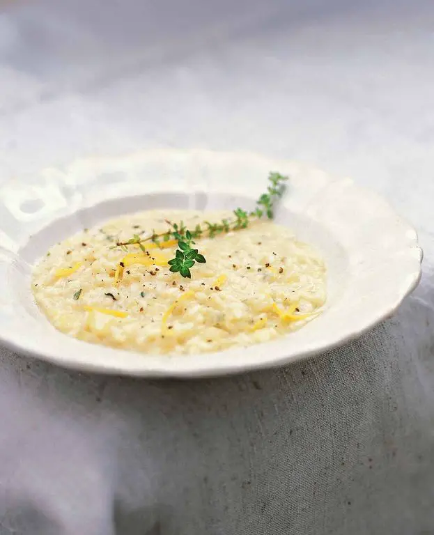 Lemon Thyme and Parmesan Risotto
