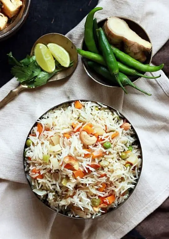 Lemon Vegetable Pulav