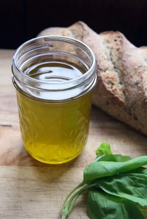 Lemon and Basil Infused Olive Oil