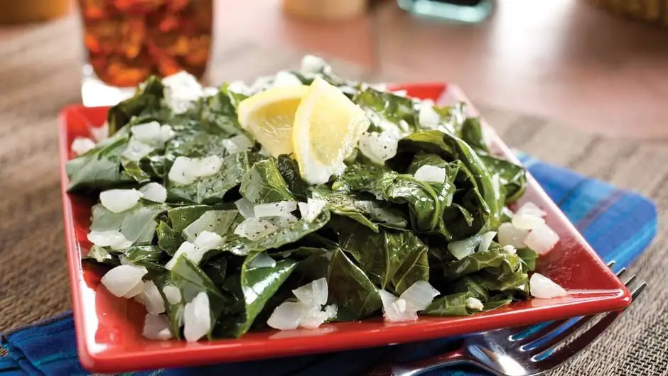 Lemon and Herb Steamed Collard Greens
