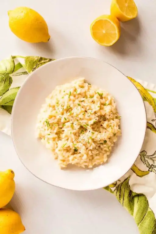 Lemon and Parmesan Instant Pot Risotto