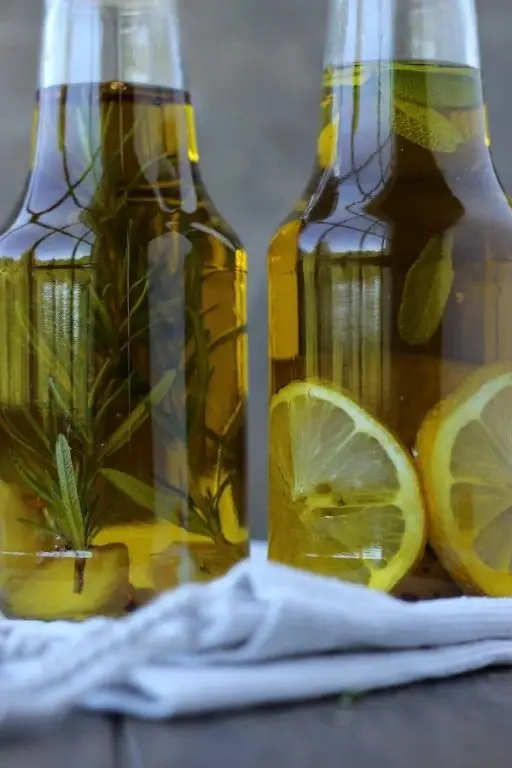 Lemon and Rosemary Infused Olive Oil
