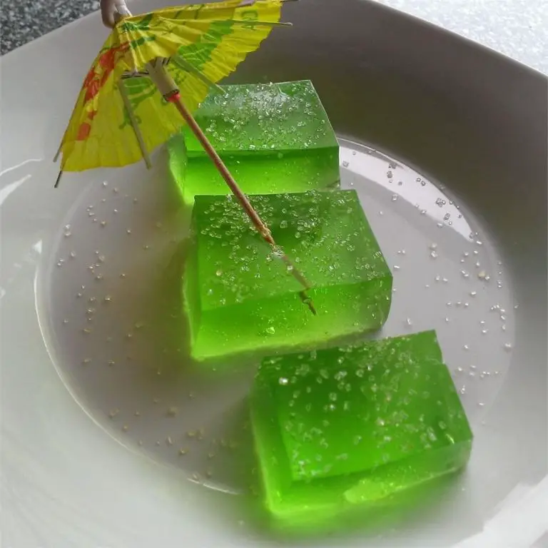 Lemon-Lime Gelatin Jigglers