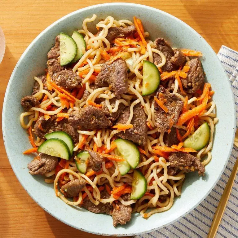 Lemongrass Beef Lo Mein