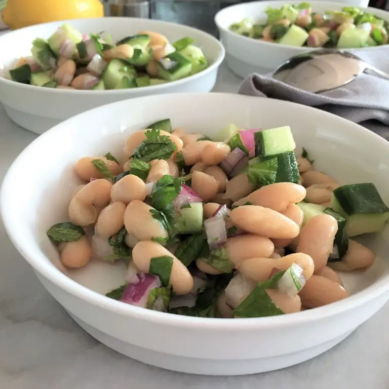 Lemony White Bean and Herb Salad