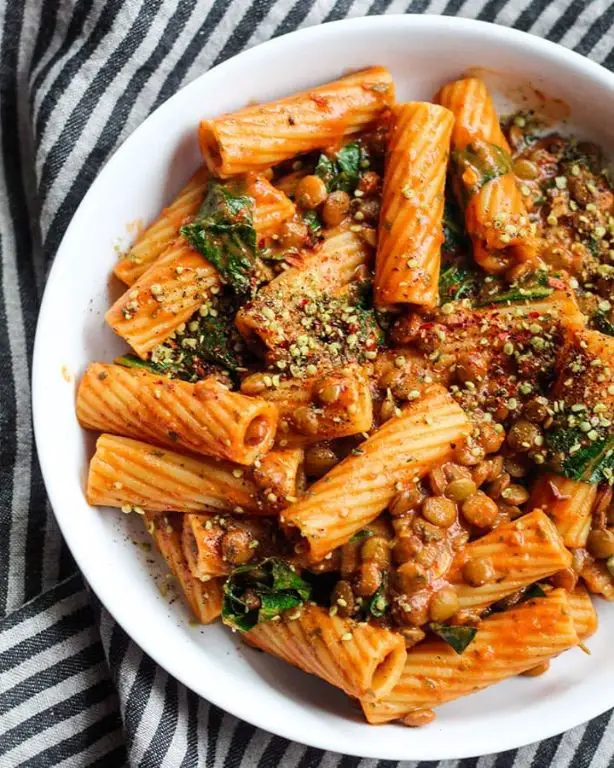 Lentil and Vegetable Pasta
