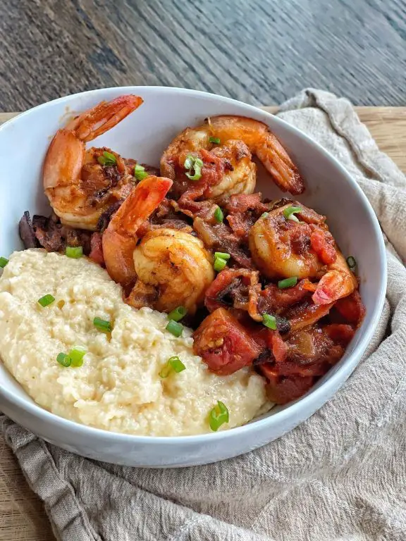 Lightened-Up Shrimp and Grits