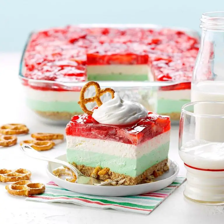 Lime Jello Pretzel Salad
