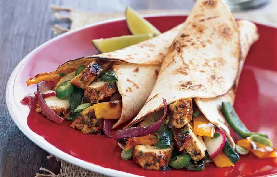 Lime and Cilantro Chicken Fajitas
