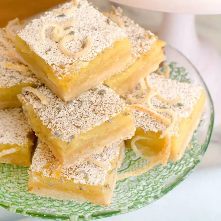 Limoncello Lemon Bars with Shortbread Crust