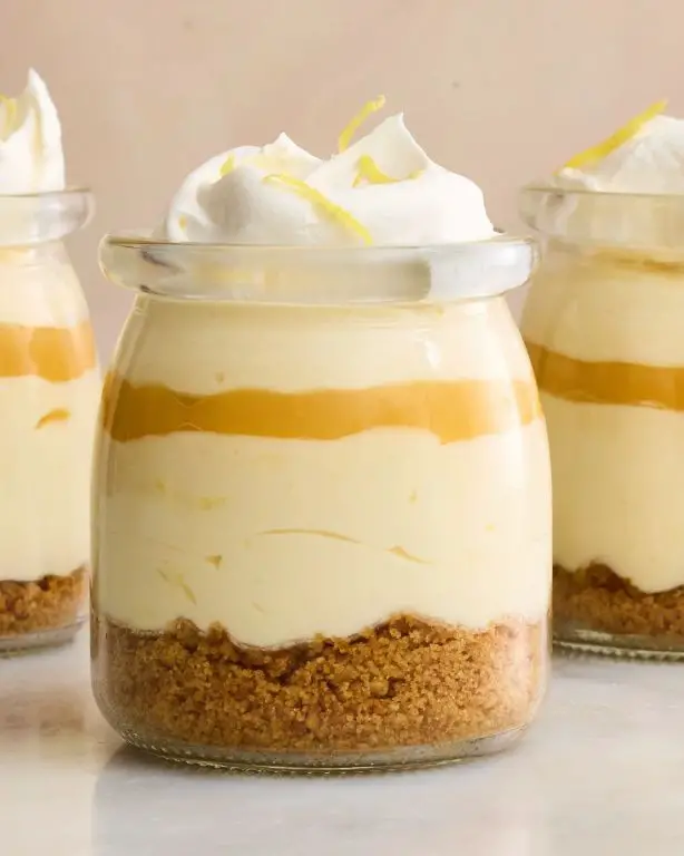 Limoncello Mousse with Whipped Cream