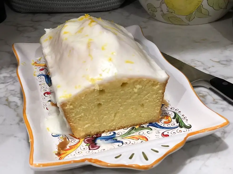 Limoncello Pound Cake with Lemon Zest
