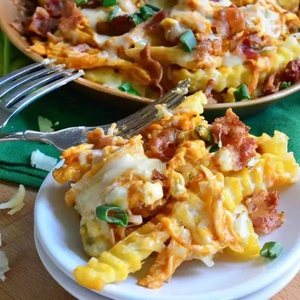 Loaded Buffalo Chips with Bacon and Cheddar