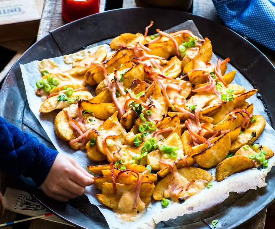 Loaded Cheese and Bacon Potato Wedges