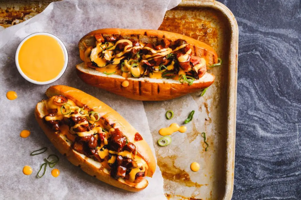 Loaded Nacho Hot Dog Chili