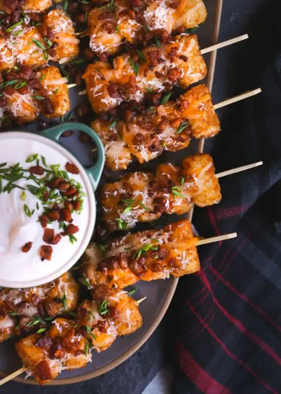 Loaded Nacho Skewers