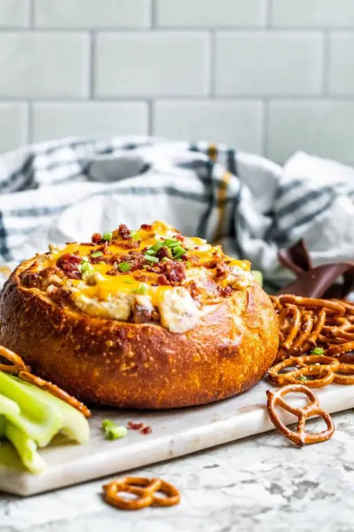 Loaded Potato Bread Bowl Dip