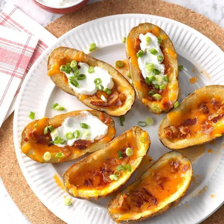 Loaded Potato Skins with Bacon and Cheddar