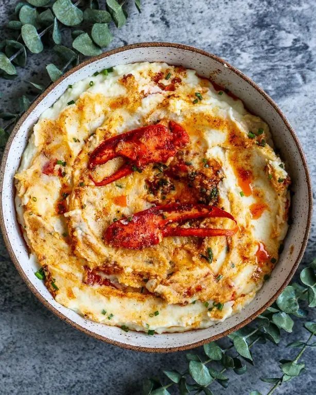 Lobster Bisque Inspired Mashed Potatoes