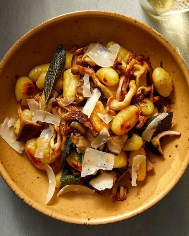 Lobster Mushroom and Sage Butter Gnocchi