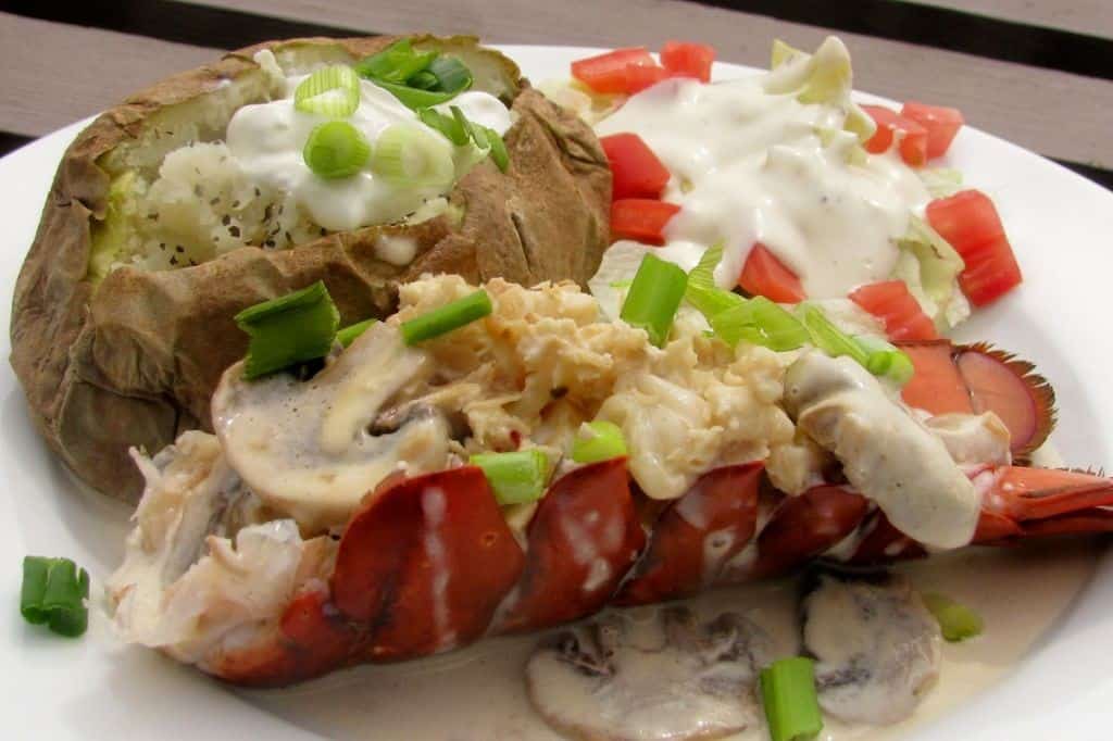 Lobster Mushroom and White Wine Sauce