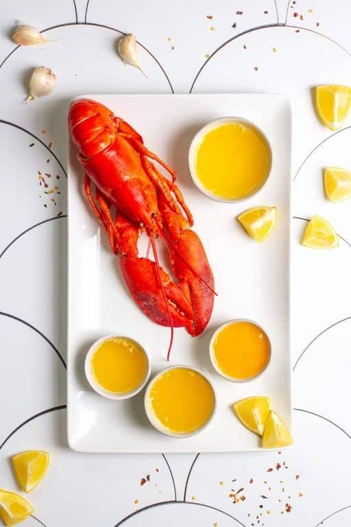 Lobster Musubi with Butter Sauce