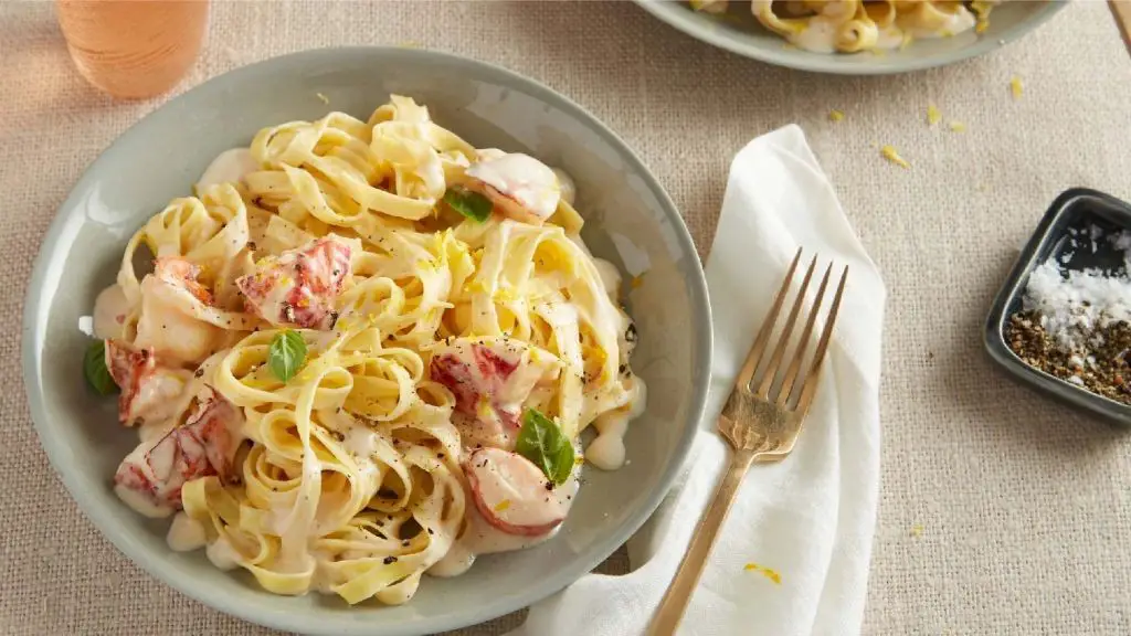 Lobster Ragu Alfredo Tagliatelle
