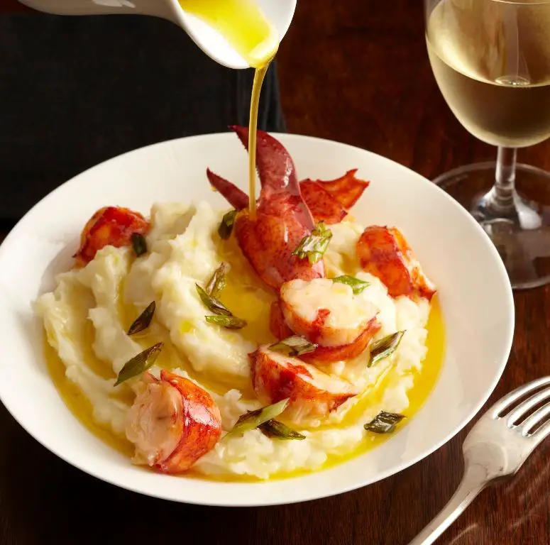 Lobster Tail and Butter Mashed Potatoes