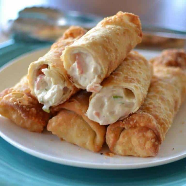 Lobster and Cream Cheese Egg Rolls