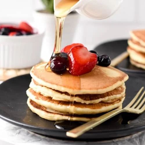 Low-Calorie Stevia Pancakes
