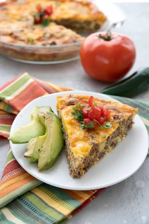 Low-Carb Cauliflower Taco Pie
