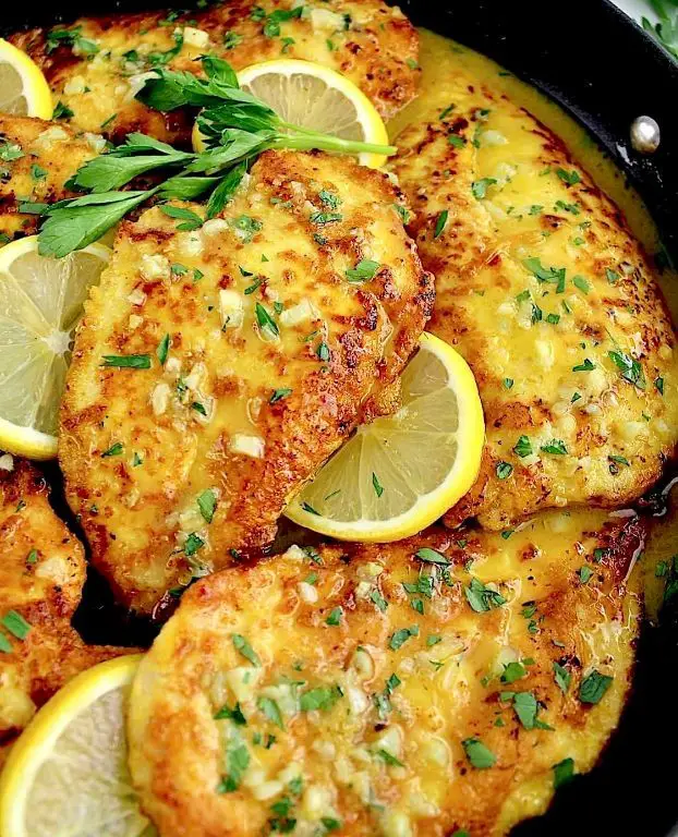 Low-Carb Chicken Francese with Zoodles